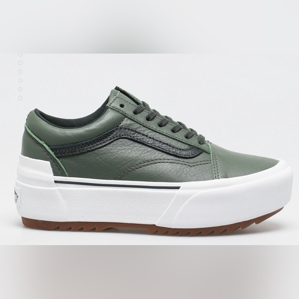 VANS OLD SKOOL STACKFORM PLATFORM LEATHER SHOES I… - image 1